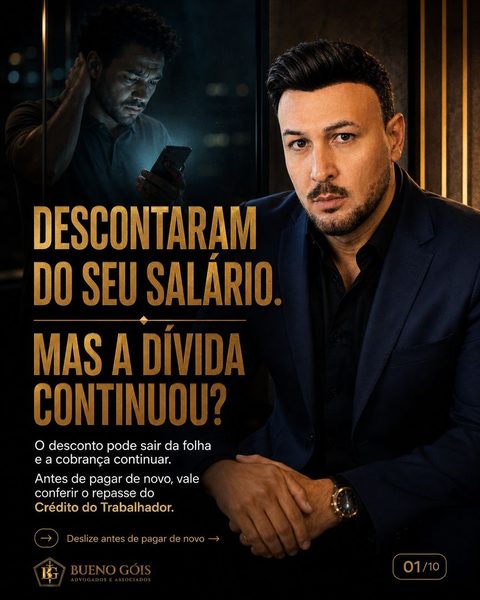 DESCONTARAM DO SEU SALÁRIO, MAS O BANCO CONTINUA COBRANDO?