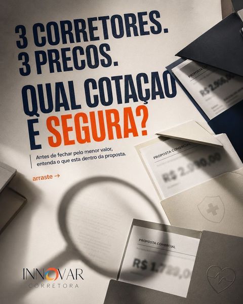 3 corretores, 3 preços diferentes. Qual cotação é realmente