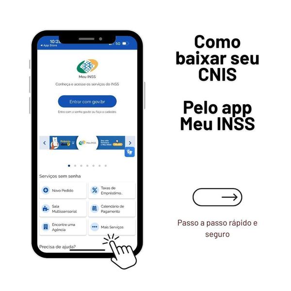 Você sabia que pode emitir o seu Extrato CNIS direto do