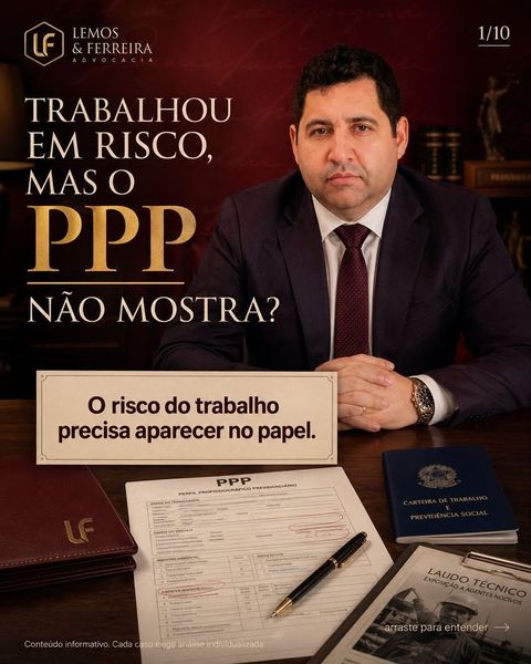 Você exerceu suas atividades exposto a riscos, mas essa