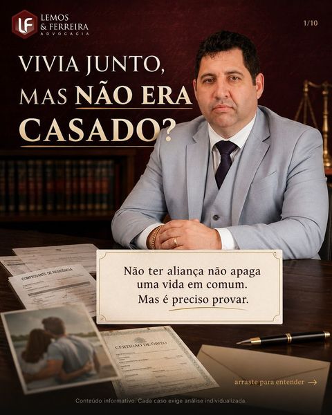 VIVER JUNTO SEM CASAMENTO NÃO ENCERRA, POR SI SÓ, A ANÁLISE