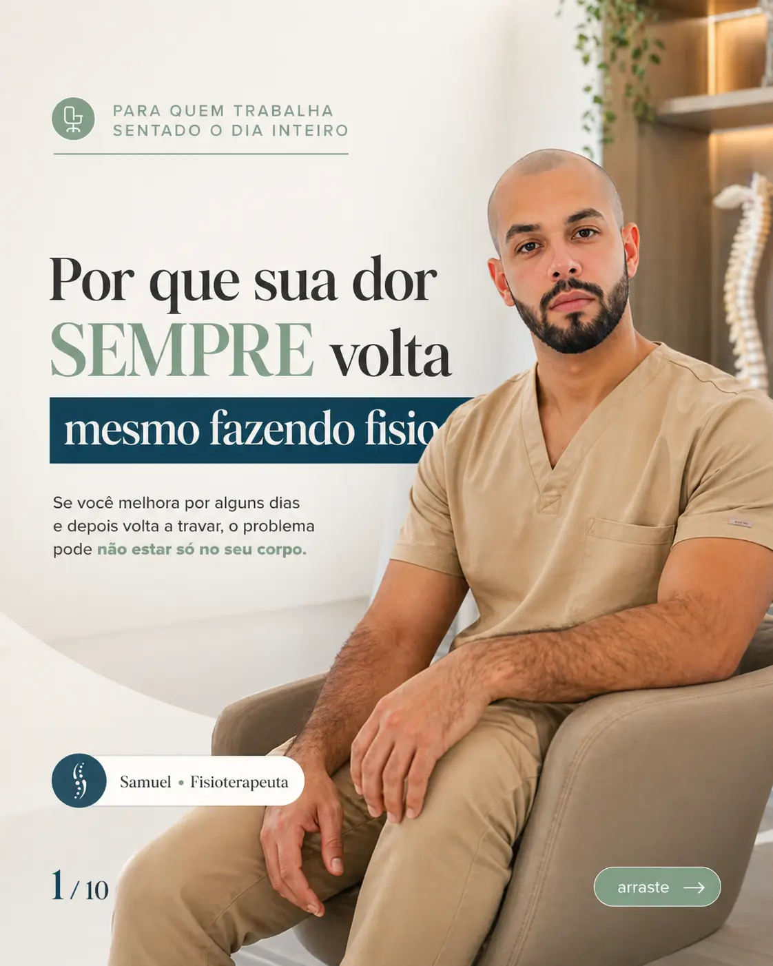 Por que sua dor SEMPRE volta mesmo fazendo fisio